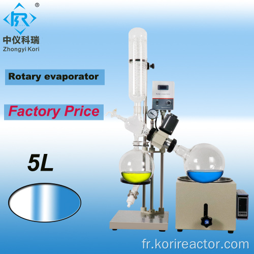 Évaporateur rotatif 5L de distillation sous vide de laboratoire RE-501